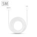 Ultralong 5M Charging And Data Sync USB Cable For iPhone 4 iPhone 4s - White