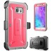 Unicorn Beetle Ultimate Protection With Belt Clip Holster Case for Samsung Galaxy S6 Edge - Red