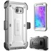 Unicorn Beetle Ultimate Protection With Belt Clip Holster Case for Samsung Galaxy S6 Edge - White