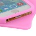 Unique 3D Big Lip Silicone Back Case Cover For iPhone 5/5s - Pink