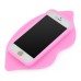 Unique 3D Big Lip Silicone Back Case Cover For iPhone 5/5s - Pink