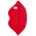 Unique 3D Big Lip Silicone Back Case Cover For iPhone 5/5s - Red