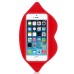 Unique 3D Big Lip Silicone Back Case Cover For iPhone 5/5s - Red