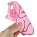 Unique 3D Impolite Cat Silicone Back Case Cover For iPhone 5/5s - Pink