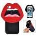 Unique 3D Teeth Silicone Back Case Cover For iPhone 5 / 5s - Red