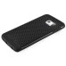 Unique Heat Dissipation Aluminum Metal TPU Hybrid Protective Back Case Cover For Samsung Galaxy S6 Edge - Black