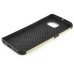 Unique Heat Dissipation Aluminum Metal TPU Hybrid Protective Back Case Cover For Samsung Galaxy S6 Edge - Gold