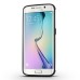 Unique Heat Dissipation Aluminum Metal TPU Hybrid Protective Back Case Cover For Samsung Galaxy S6 Edge - Silver