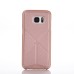 Unique Hidden Folding Magnetic Stand Design Hard Case for Samsung Galaxy S7 Edge G935 - Pink