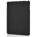 Unique Two Folded Stand Flip Denim Fabric Case for iPad 2/3/4 - Black