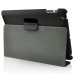 Unique Two Folded Stand Flip Denim Fabric Case for iPad 2/3/4 - Black