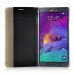 Unique Ultra - Thin Smart Display PU Leather Flip Case Cover For Samsung Galaxy Note 4 - Black