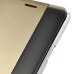 Unique Ultra - Thin Smart Display PU Leather Flip Case Cover For Samsung Galaxy Note 4 - Gold