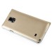 Unique Ultra - Thin Smart Display PU Leather Flip Case Cover For Samsung Galaxy Note 4 - Gold