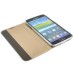 Unique Ultra - Thin Smart Display PU Leather Flip Case Cover For Samsung Galaxy S5 G900 - Gold