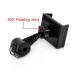 Universal 360 Degree Rotating Car Seat Headrest Back Bicycle Mount Holder For Mobile Smart Cell Phones - Black