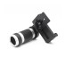 Universal 8 X Zoom Lens Telescope For iPhone Samsung Smart Phones - Black