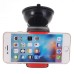 Universal Air Press Car Holder Kit with Suction Cup for Smartphones - Red