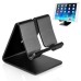 Universal Aluminum Metal Stand Holder for Mobile phone/ Smartphone/ Tablet - Black