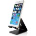 Universal Aluminum Metal Stand Holder for Mobile phone/ Smartphone/ Tablet - Black