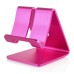 Universal Aluminum Metal Stand Holder for Mobile phone/ Smartphone/ Tablet - Magenta