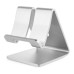 Universal Aluminum Metal Stand Holder for Mobile phone/ Smartphone/ Tablet - Silver