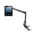 Universal Carbon Steel Adjustable Tablet Pad Phone Extend Tray Lazy Bracket Table Bed Stand Holder Mount For iPhone iPad Samsung Smartphone - Black