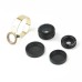 Universal Clip - On 2 in 1 Fish Eye Lens 0.67X Wide Angle + Macro Lens for iPhone iPad Samsung - Black