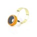 Universal Clip - On 2 in 1 Fish Eye Lens 0.67X Wide Angle + Macro Lens for iPhone iPad Samsung - Gold