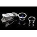 Universal Clip-On Fish Eye Wide Angle Macro Lens For iPhone iPod iPad Samsung