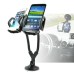 Universal Dual Car Holder with Suction Cup for Smartphone - Black