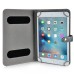 Universal Fashion Leather Folio Velcro Stand Case Cover For 7/8 inch Devices iPad Mini 1 / 2 /3/4 - Black