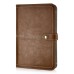 Universal Fashion Leather Folio Velcro Stand Case Cover For 7/8 inch Devices iPad Mini 1 / 2 /3/4 - Brown