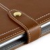 Universal Fashion Leather Folio Velcro Stand Case Cover For 7/8 inch Devices iPad Mini 1 / 2 /3/4 - Brown