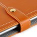 Universal Fashion Leather Folio Velcro Stand Case Cover For 7/8 inch Devices iPad Mini 1 / 2 /3/4 - Yellowish Brown