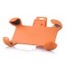 Universal Retractable Stand Holder With Rotating Locking Belt Swivel Clip For iPhone BlackBerry - Orange