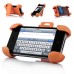 Universal Retractable Stand Holder With Rotating Locking Belt Swivel Clip For iPhone BlackBerry - Orange