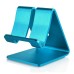 Universal Subtly Designed Aluminum Stand For iPad And Mobiles - Blue