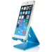 Universal Subtly Designed Aluminum Stand For iPad And Mobiles - Blue