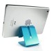 Universal Subtly Designed Aluminum Stand For iPad And Mobiles - Blue