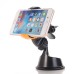 Universial In-Car Holder with Suction Cup for Smartphone - Black/Orange