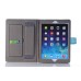 Versatile Sleep Wake Folio Lychee Grain PU Leather Flip Stand Case Cover With Adjustable Strap And Card Slot For iPad Air (iPad 5)