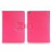 Versatile Sleep Wake Folio Lychee Grain PU Leather Flip Stand Case Cover With Adjustable Strap And Card Slot For iPad Air (iPad 5)