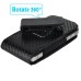 Vertical Carbon Fiber Leather Holster for iPhone 4S iPhone 4 iPhone 3GS - Black