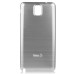 Vibrant Glossy Brushed Aluminum Metal Battery Door Back Cover For Samsung Galaxy Note 3 N900 N9005 N9006 - Silver