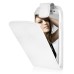 Vintage Sleek Leather Vertical Flip Case For Samsung Galaxy S4 i9500 - White