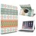 Vintage Tribe with Arrow Style 360 Degree Rotation Design Flip Smart Leather Case with Stand for iPad Air 2 ( iPad 6 )
