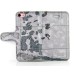 Vintage World Map Magnetic PU Leather Wallet Flip Stand Card Slots Case Cover For Apple iPhone 5C - Grey