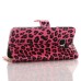 Vivid Leopard Print PU Leather Wallet Flip Slot Case Cover for Samsung Galaxy S7 Edge G935 - Pink