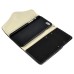 Wallet Flip Zipper PU Leather Case Card Slot Holder Cover For iPhone 6 4.7 inch - White And Black